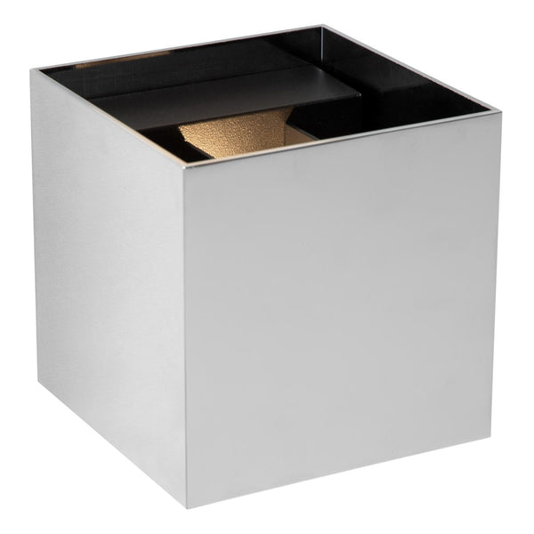 Lucide ARMIN dimbare LED-wandspot voor de badkamer 2 × 3,5 W, 2200–3000 K, IP65, chroom