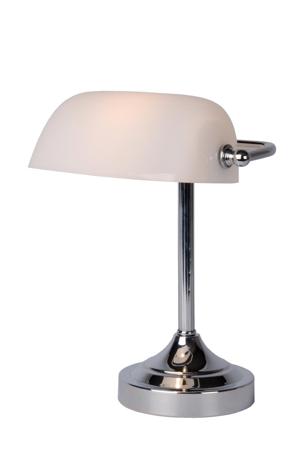 Lucide BANKER bureaulamp E14, chroom