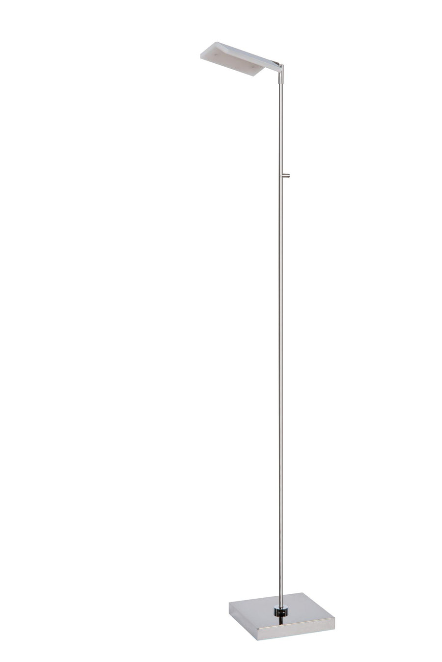 Lucide AARON dimbare LED-leesvloerlamp 12 W, 2700–4000 K, chroom