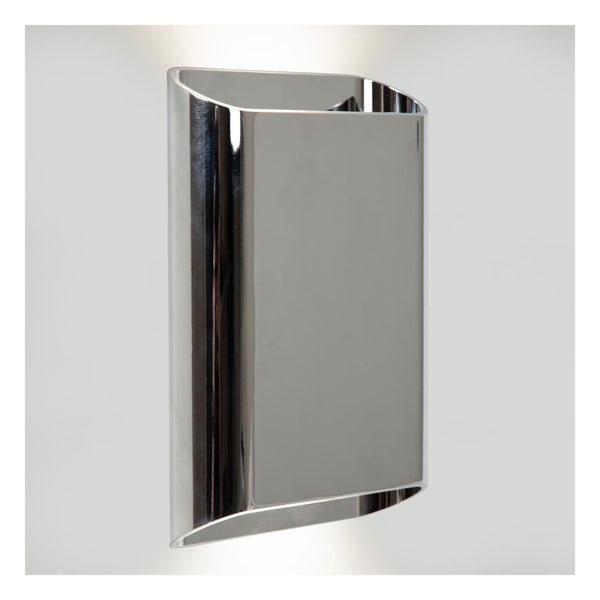Lucide ATILA II dimbare LED-wandlamp voor de badkamer 2 × 5 W, 2200–3000 K, IP54, chroom