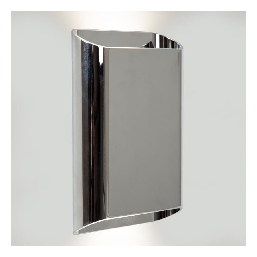 Lucide ATILA II dimbare LED-wandlamp voor de badkamer 2 × 5 W, 2200–3000 K, IP54, chroom