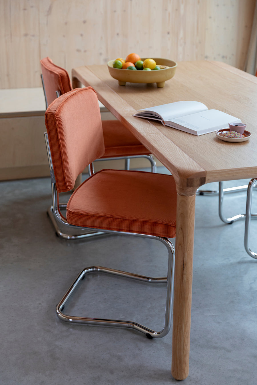 Stoel Ridge Kink Rib Oranje 19a (set van 2)