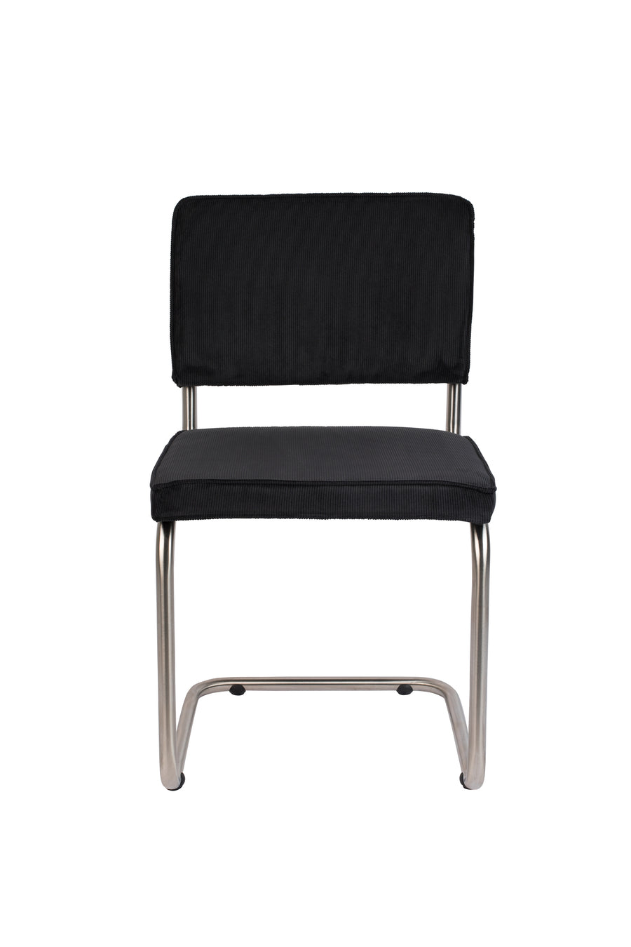 Stoel Ridge Brushed Rib Zwart 7a (set van 2)