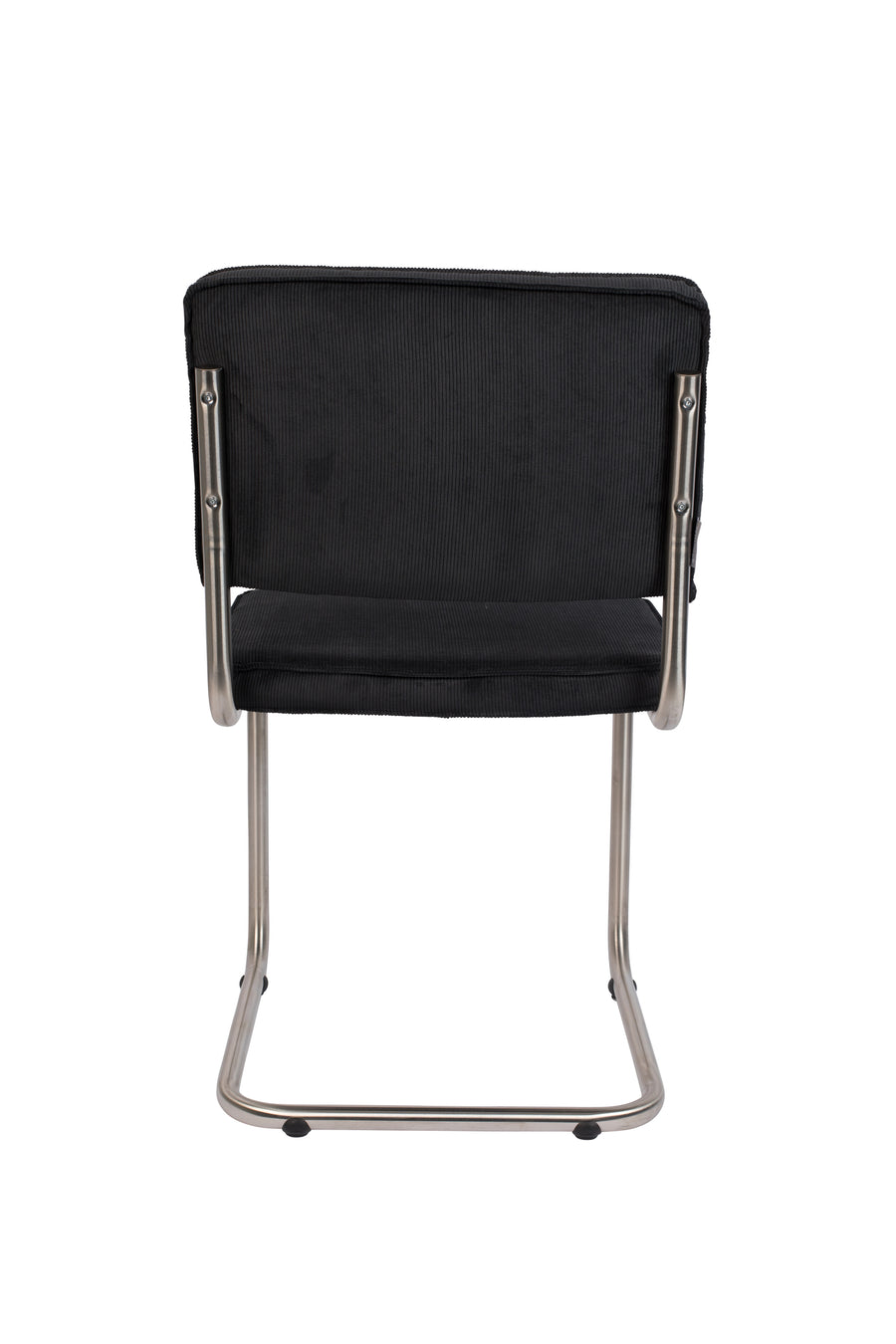 Stoel Ridge Brushed Rib Zwart 7a (set van 2)