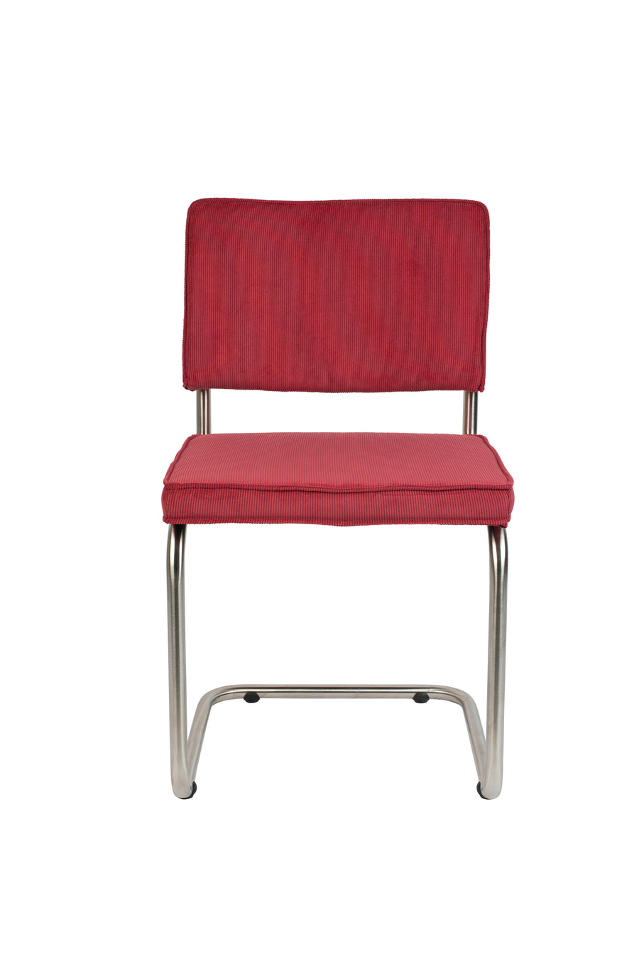 Stoel Ridge Brushed Rib Rood 21a (set van 2)
