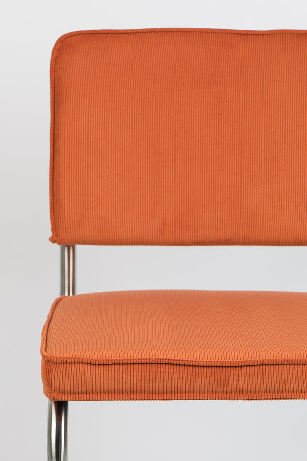 Stoel Ridge Brushed Rib Oranje 19a (set van 2)