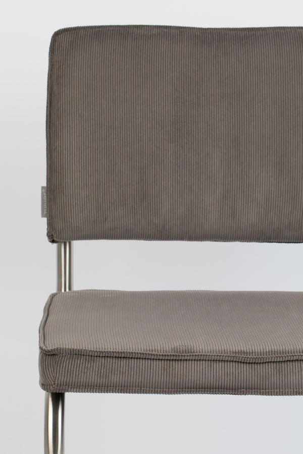 Stoel Ridge Brushed Rib Grijs 6a (set van 2)