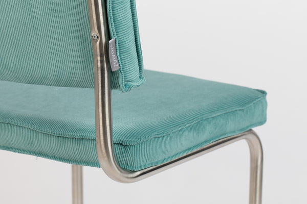 Stoel Ridge Brushed Rib Blauw 12a (set van 2)