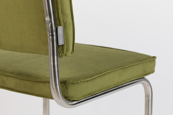 Stoel Ridge Brushed Rib Groen 25a (set van 2)