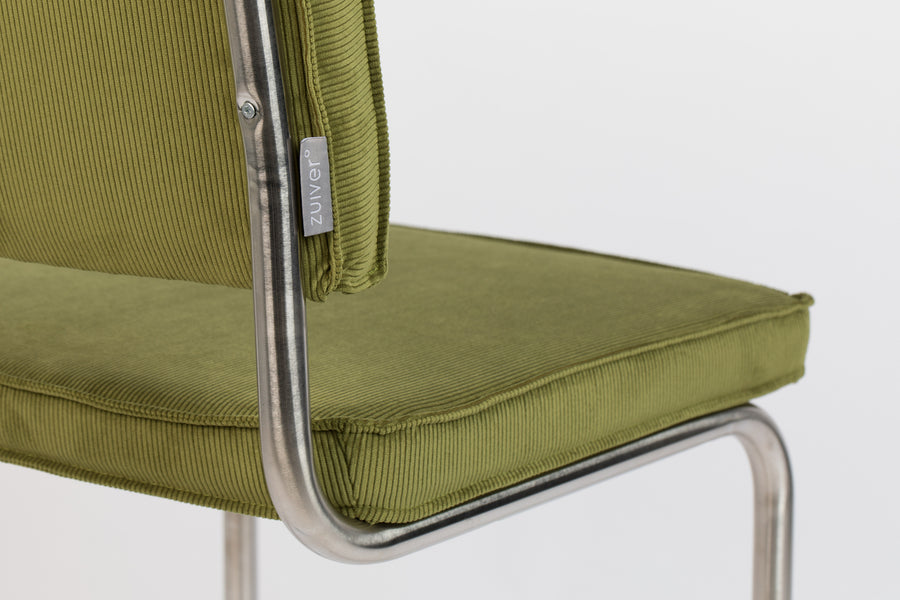 Stoel Ridge Brushed Rib Groen 25a (set van 2)