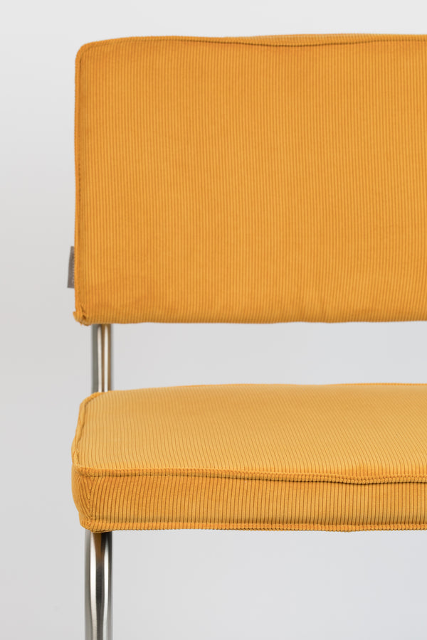Stoel Ridge Brushed Rib Geel 24a (set van 2)