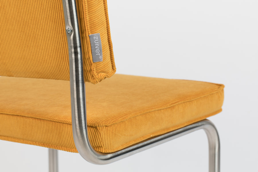 Stoel Ridge Brushed Rib Geel 24a (set van 2)