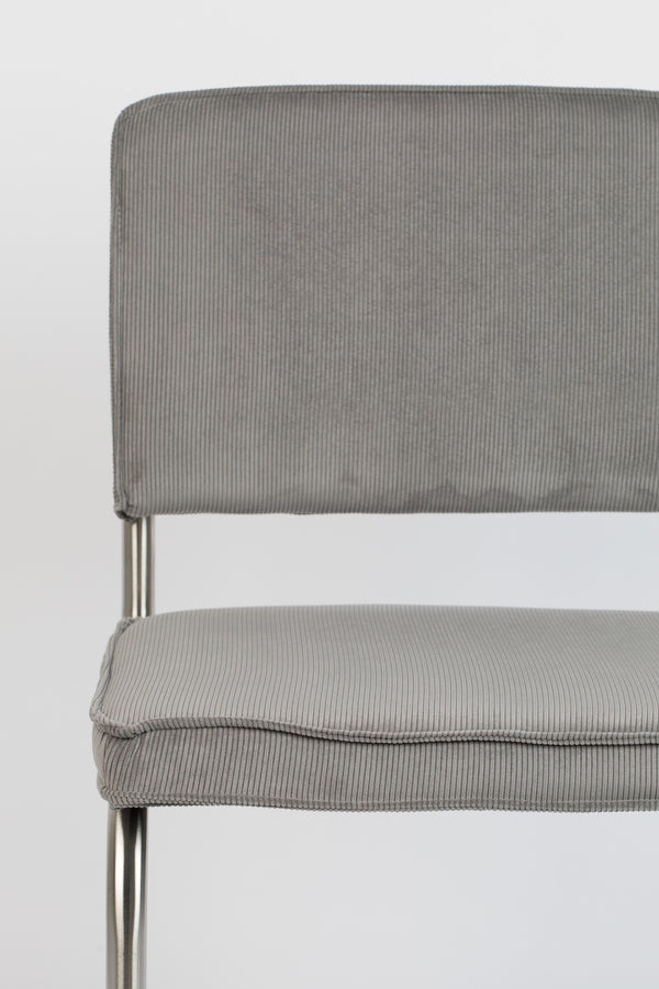Stoel Ridge Brushed Rib Cool Grijs 32a (set van 2)