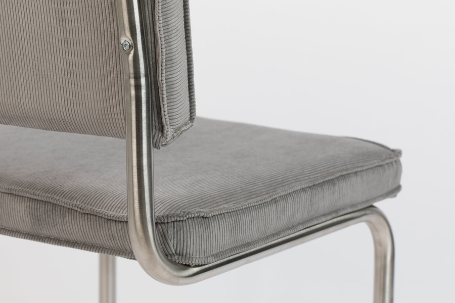 Stoel Ridge Brushed Rib Cool Grijs 32a (set van 2)