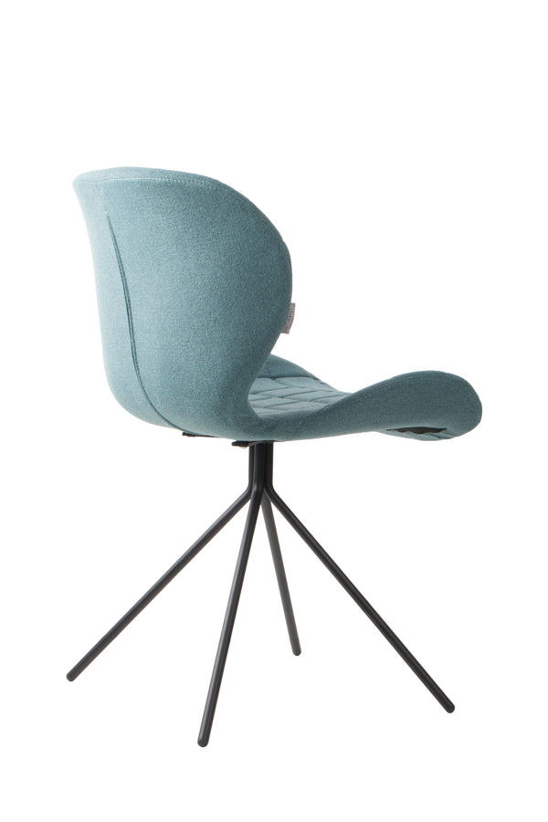 Stoel Omg Blauw (set van 2)
