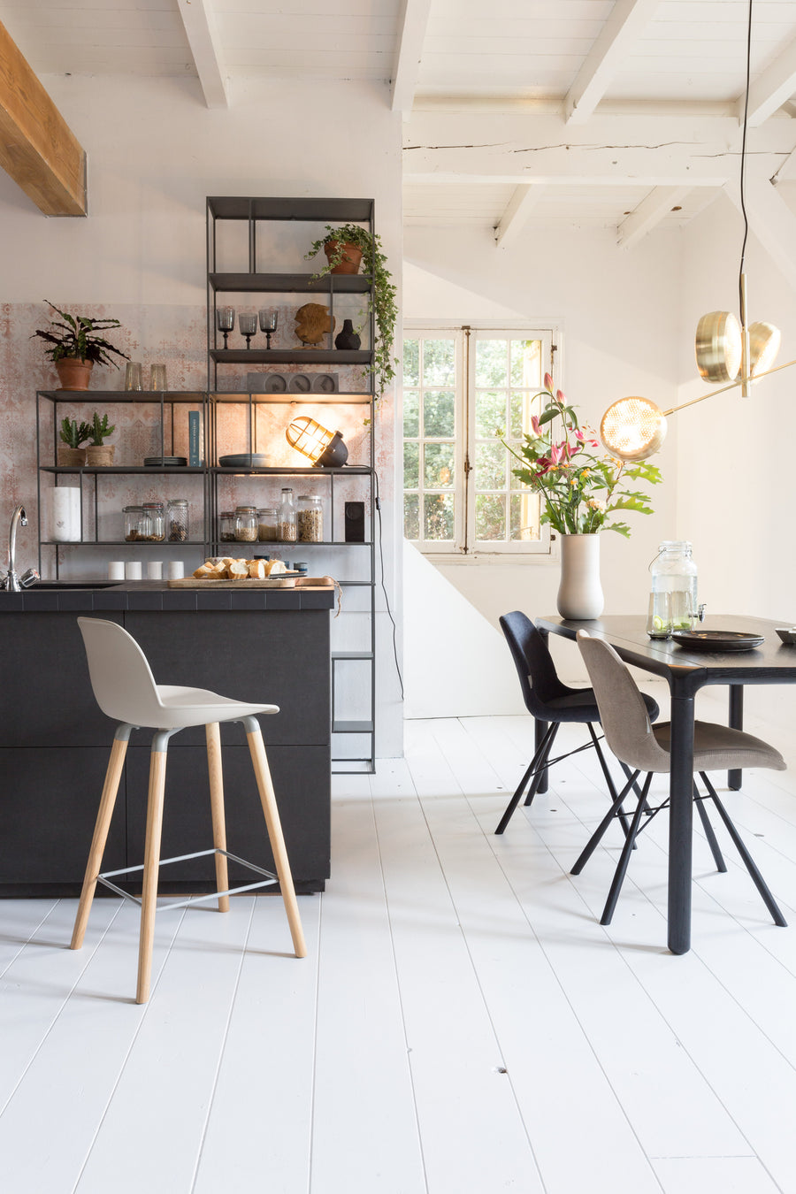 Stoel Brent Zand (set van 2)