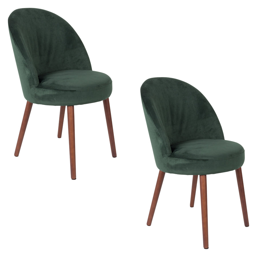 Stoel Barbara Groen (set van 2)