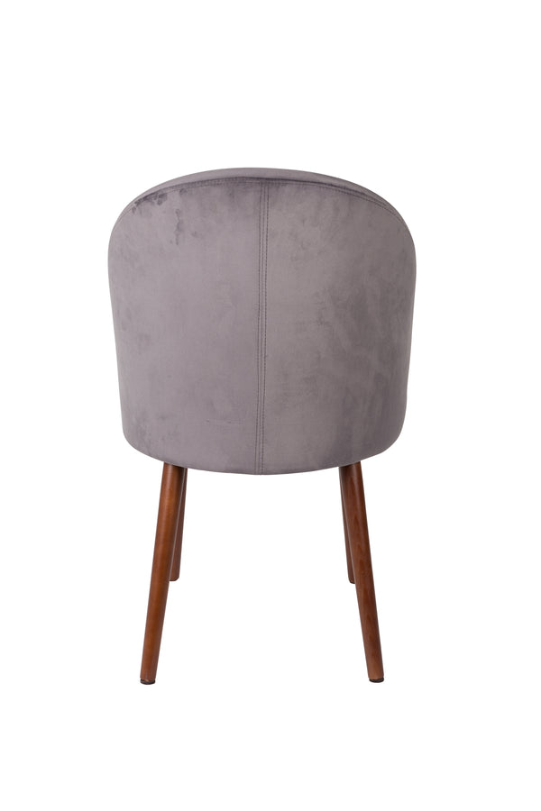Stoel Barbara Grijs (set van 2)