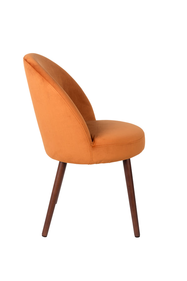 Stoel Barbara Oranje (set van 2)