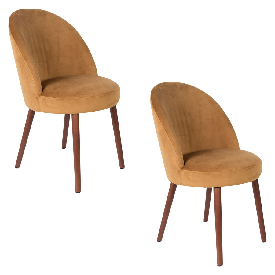 Stoel Barbara Camel (set van 2)