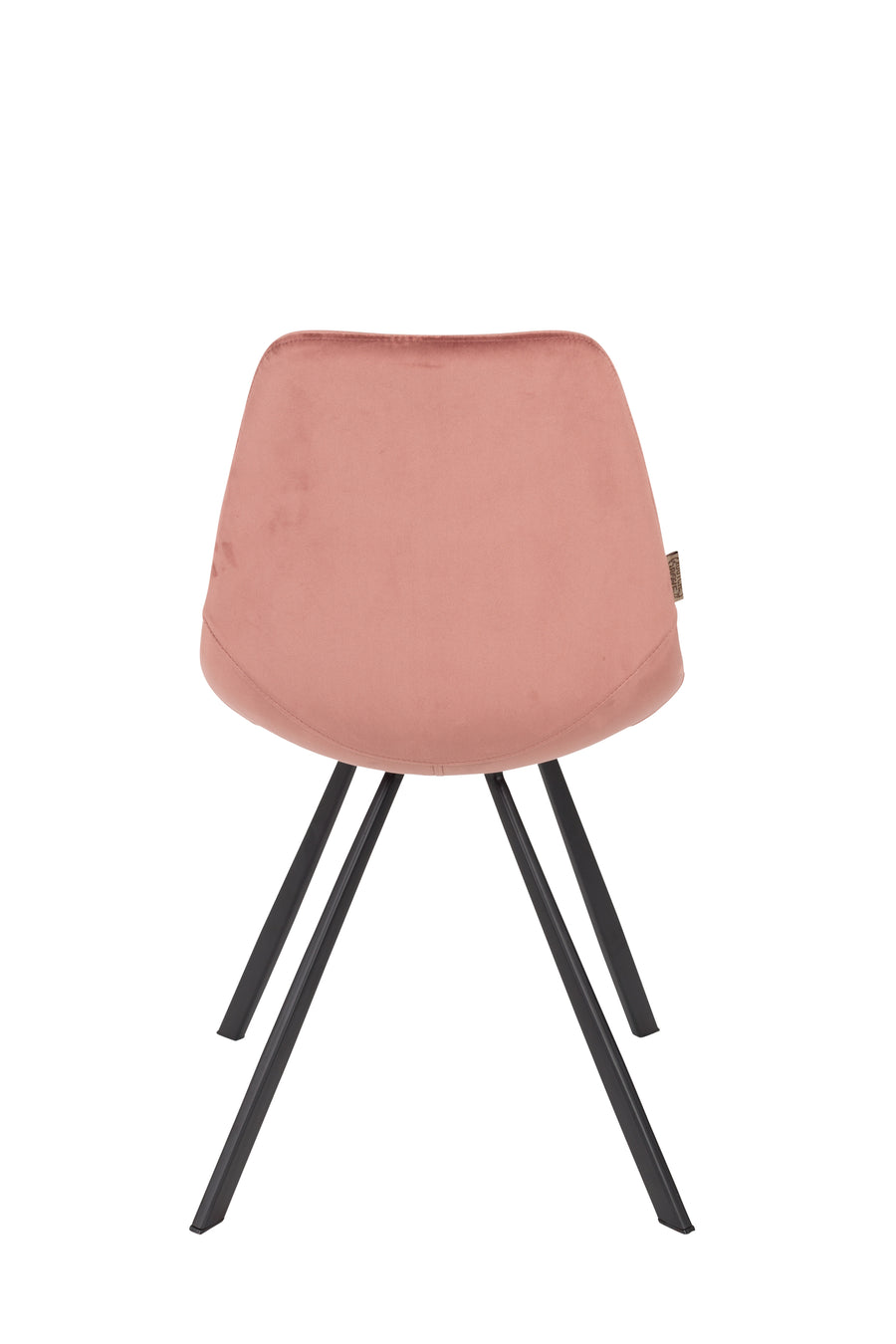 Stoel Franky Fluweel Oud Roze (set van 2)