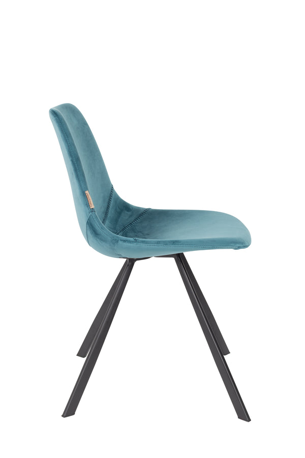 Franky eetkamerstoel blauw (set of 2)