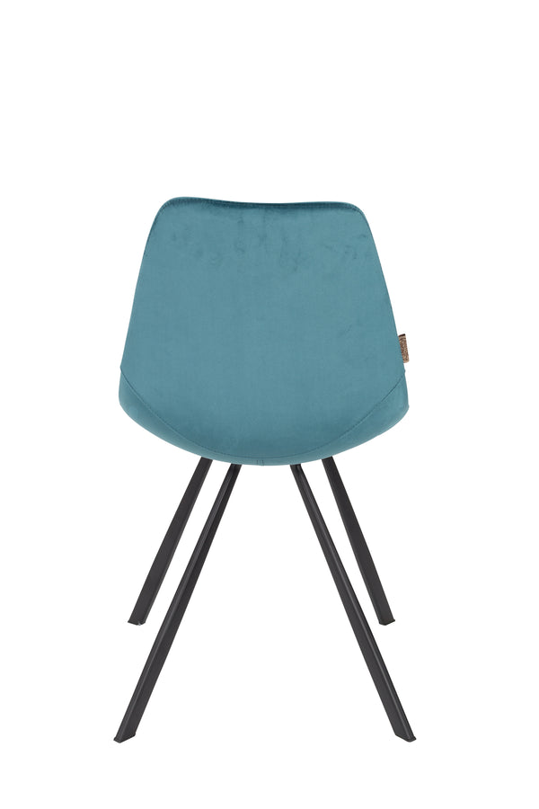 Franky eetkamerstoel blauw (set of 2)