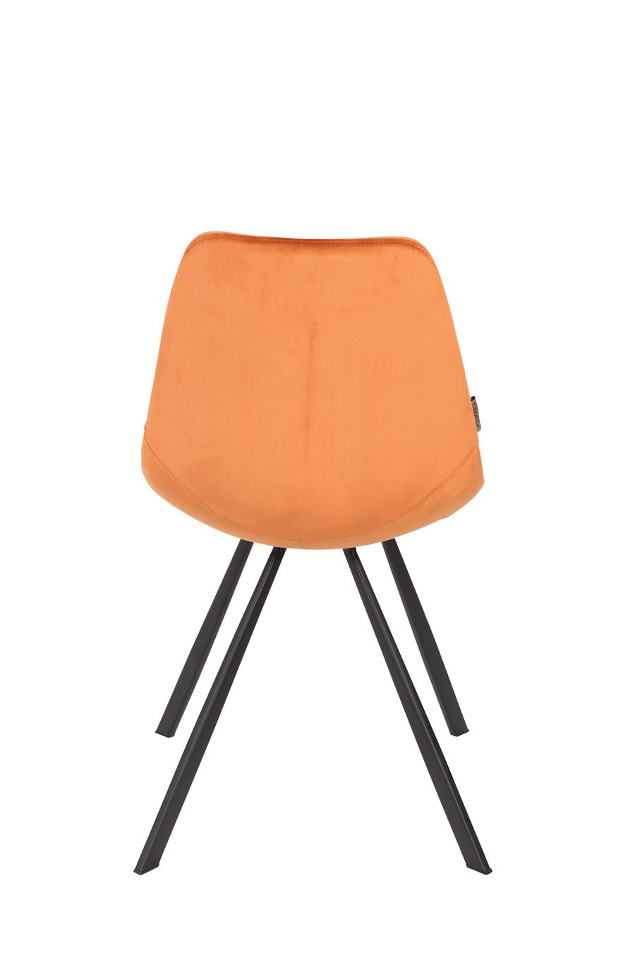Stoel Franky Fluweel Oranje (set van 2)