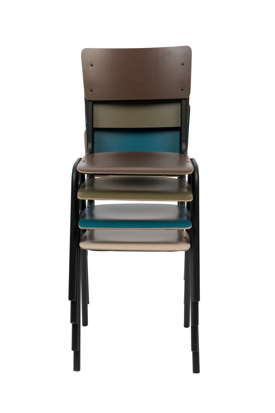 Stoel Rug To School Matte Beige (set van 4)
