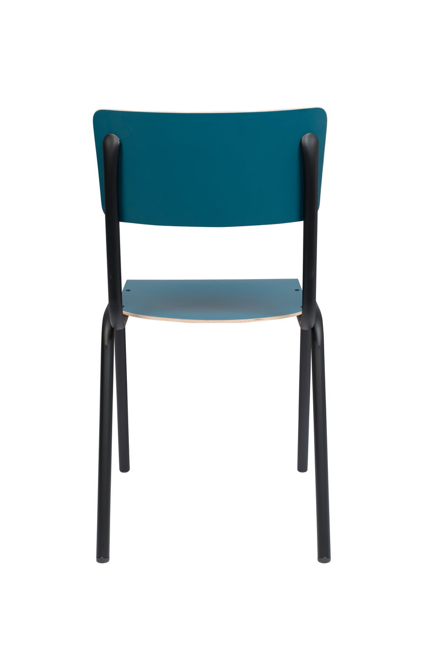 Stoel Rug To School Matte Petrol (set van 4)