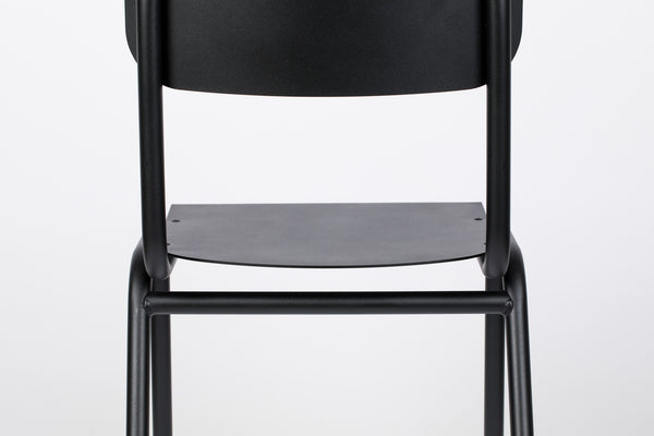 Back to school tuinstoel zwart (set of 2)