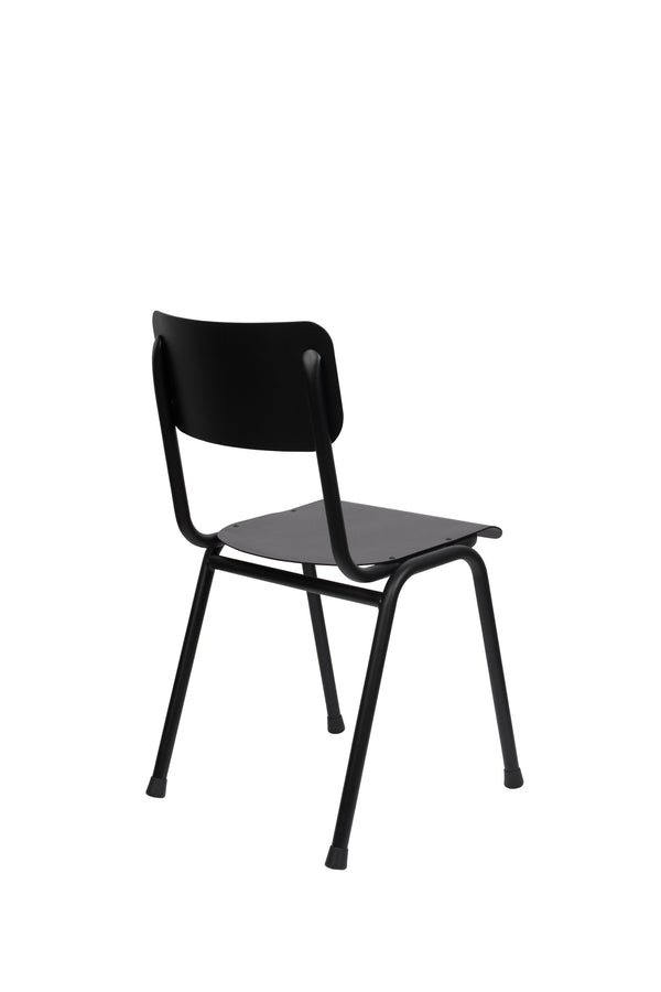 Back to school tuinstoel zwart (set of 2)