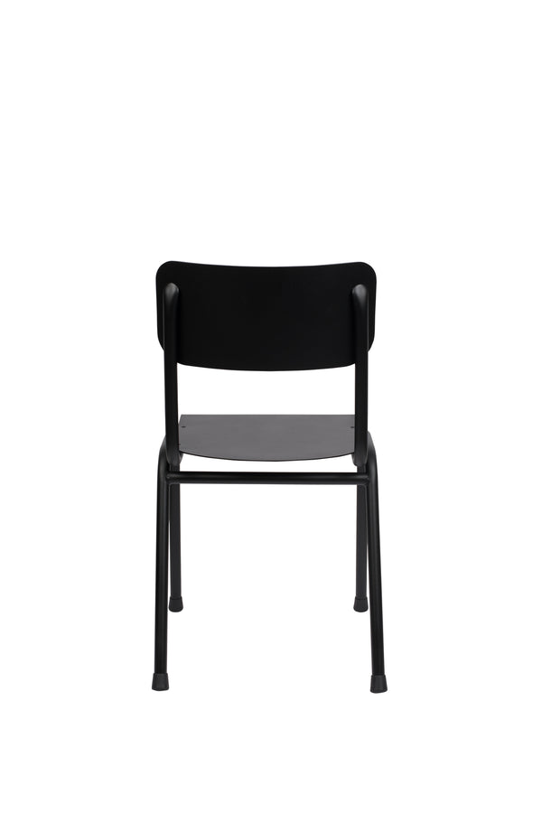 Back to school tuinstoel zwart (set of 2)