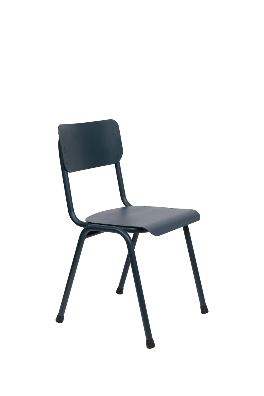 Stoel Rug To School Buiten Grijs Blauw (set van 2)