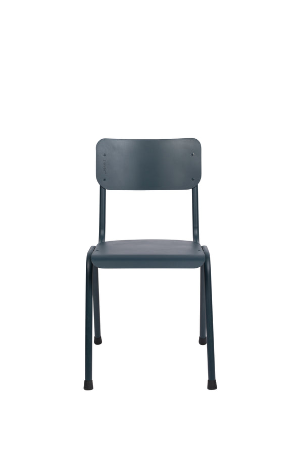 Stoel Rug To School Buiten Grijs Blauw (set van 2)