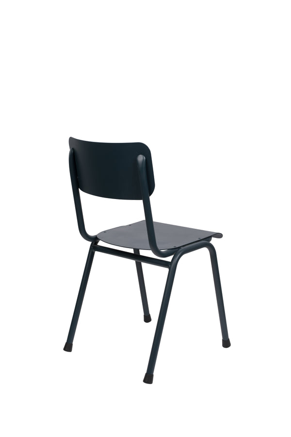 Stoel Rug To School Buiten Grijs Blauw (set van 2)