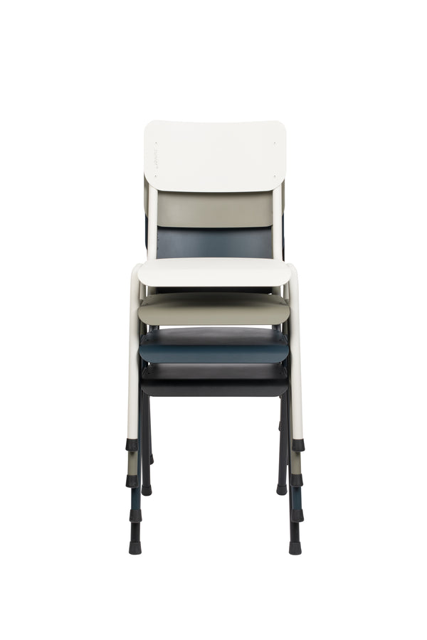 Stoel Rug To School Buiten Grijs Blauw (set van 2)