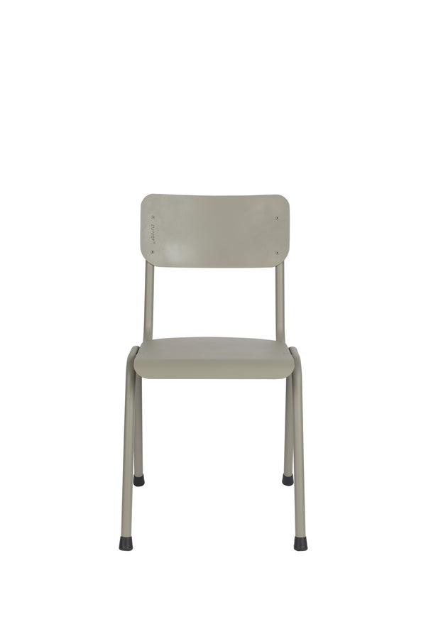 Stoel Rug To School Buiten Mos Grijs (set van 2)