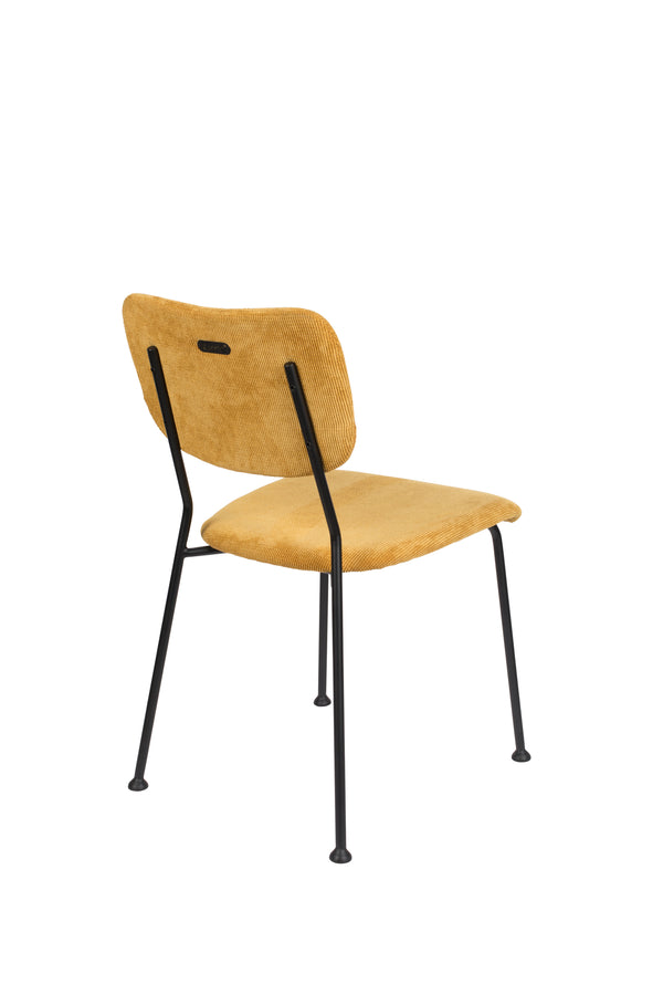 Benson eetkamerstoel okergeel (set of 2)