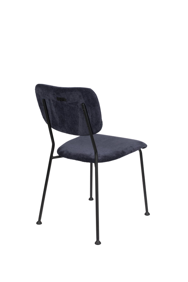 Benson eetkamerstoel donkerblauw (set of 2)