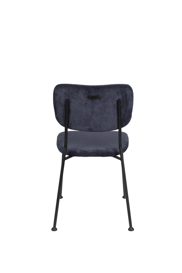 Benson eetkamerstoel donkerblauw (set of 2)