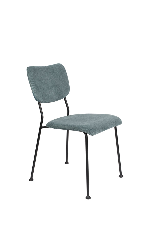 Benson eetkamerstoel grijs/blauw (set of 2)