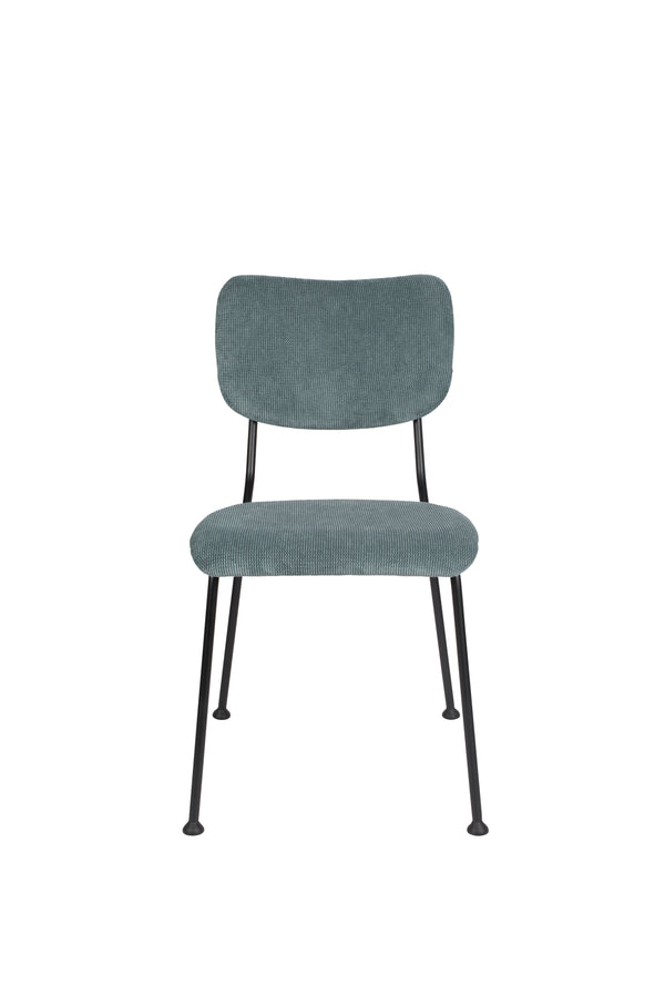 Benson eetkamerstoel grijs/blauw (set of 2)