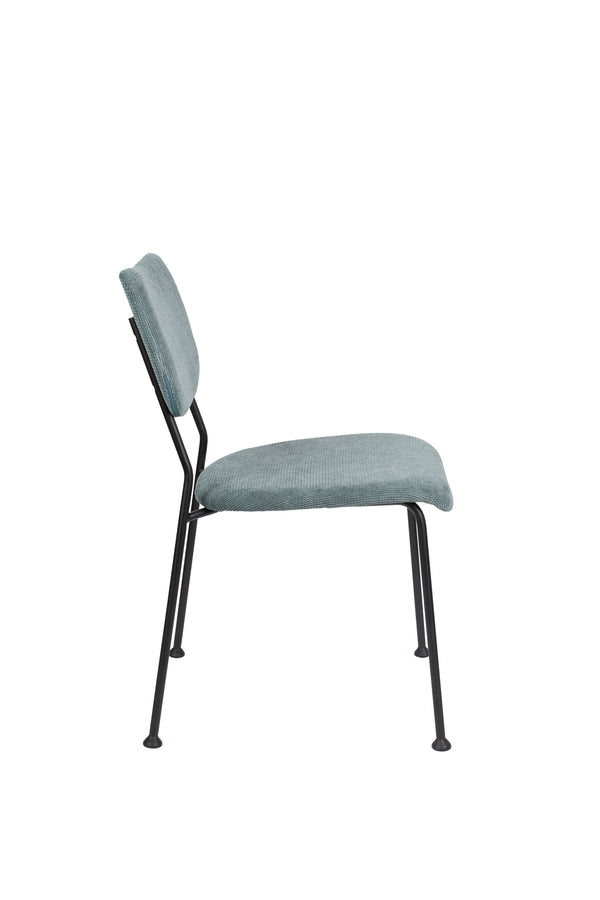 Benson eetkamerstoel grijs/blauw (set of 2)