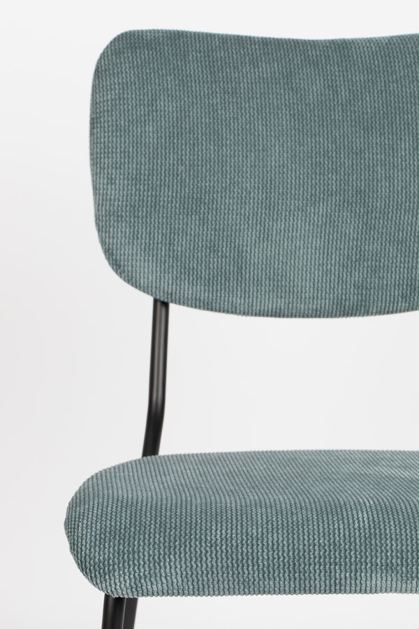 Benson eetkamerstoel grijs/blauw (set of 2)