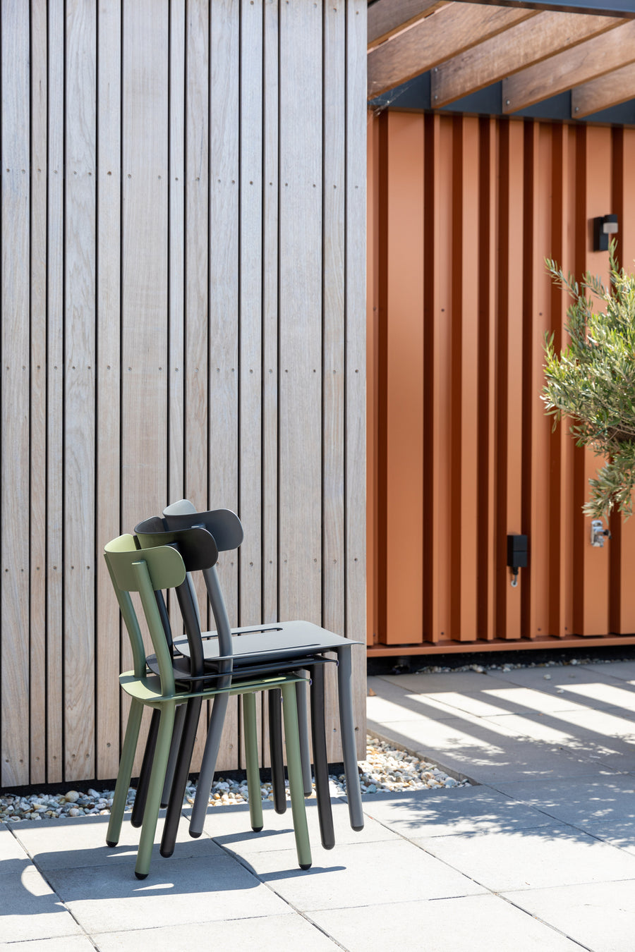 Tuinstoel Friday Grijs (set van 2)