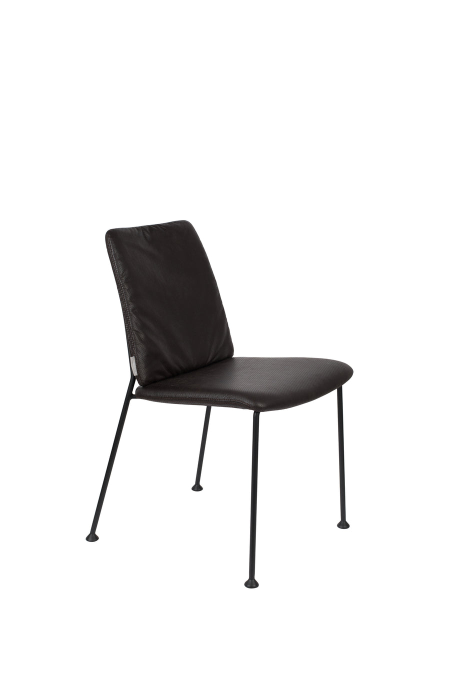 Stoel Fab Chocolate Zwart (set van 2)
