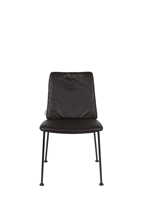 Stoel Fab Chocolate Zwart (set van 2)