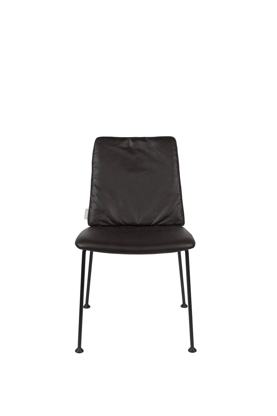 Stoel Fab Chocolate Zwart (set van 2)