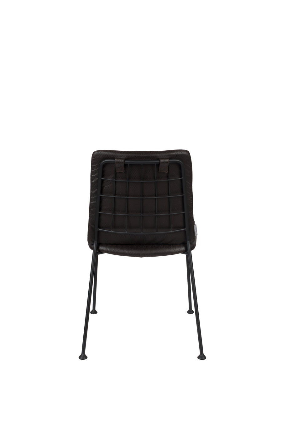 Stoel Fab Chocolate Zwart (set van 2)